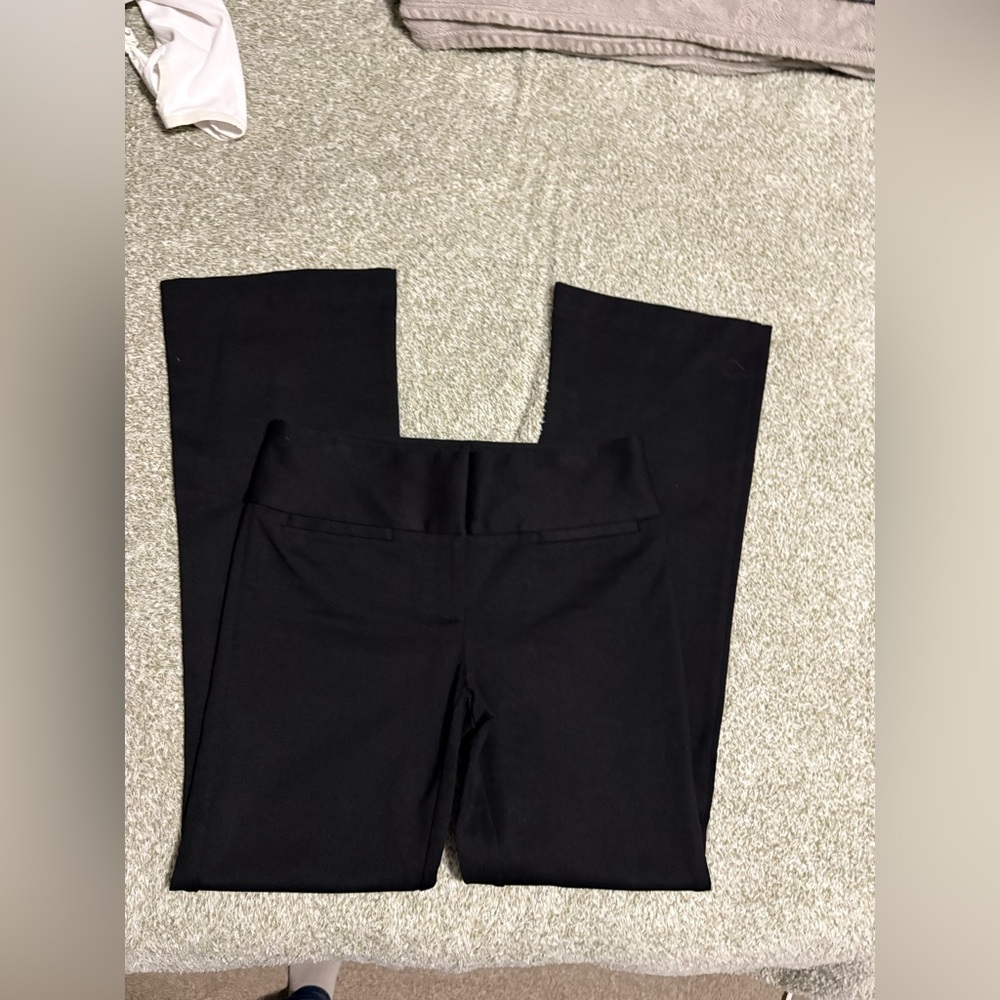 INC International Concepts Black Flare Pants